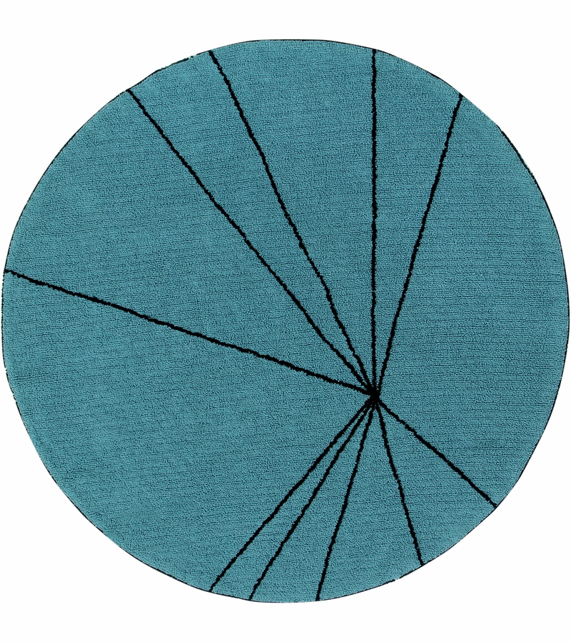 Lorena Canals Trace Rug Petroleum (5' 3'')