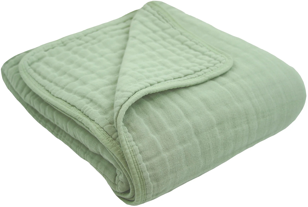 Lou Lou & Company Cloud Muslin Quilt - Sage