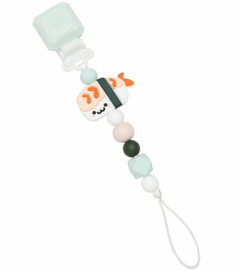 Loulou Lollipop Darling Pacifier Clip Ebi
