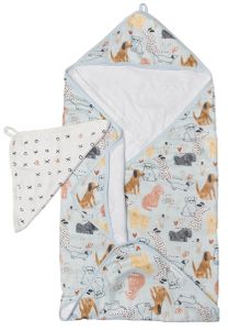 Loulou Lollipop Hooded Towel Set - Honey Puppies