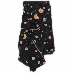 Loulou Lollipop Luxe Muslin Swaddle - Planets