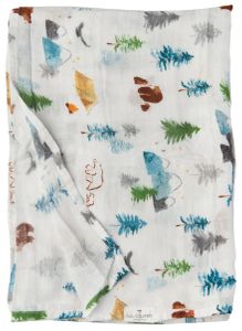 Loulou Lollipop Muslin Swaddle - Adventure Begins