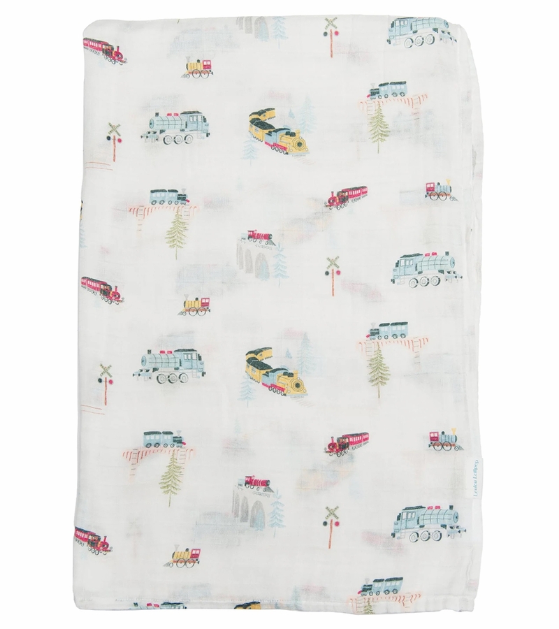 Loulou Lollipop Muslin Swaddle All Aboard