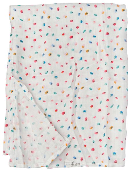 Loulou Lollipop Muslin Swaddle - Butterfly Dots