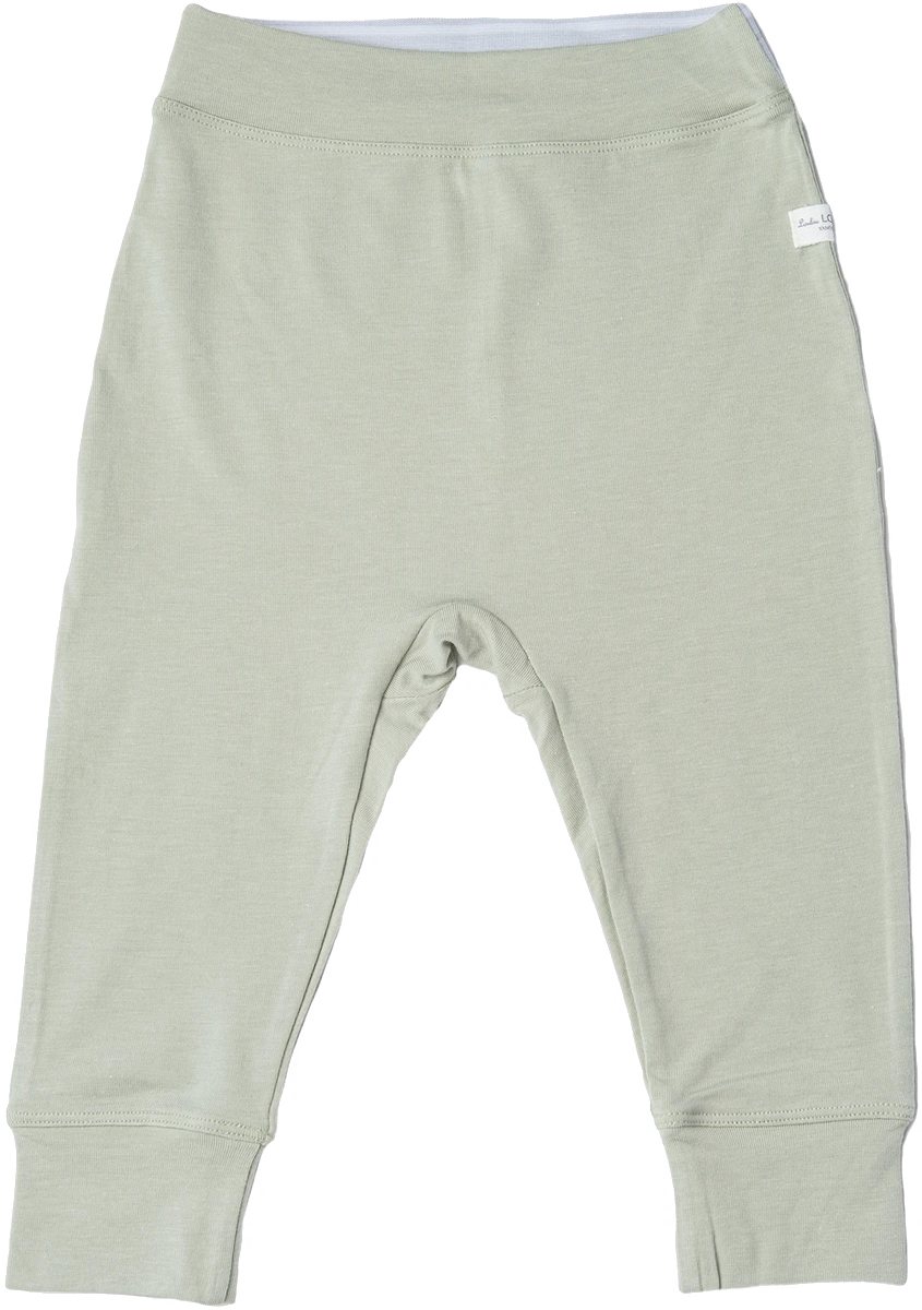 Loulou Lollipop Pants in TENCEL - Sage (3-6 M)