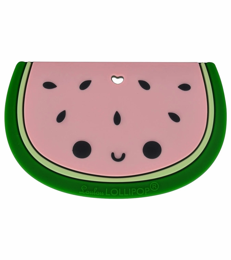 Loulou Lollipop Silicone Teether Watermelon