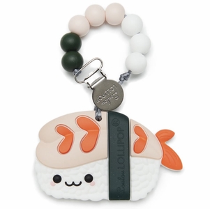 Loulou Lollipop Silicone Teether with Clip - Ebi