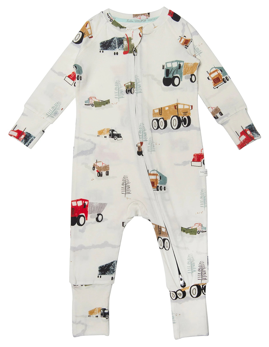 Loulou Lollipop Sleeper - Happy Trucks (6-12 M)