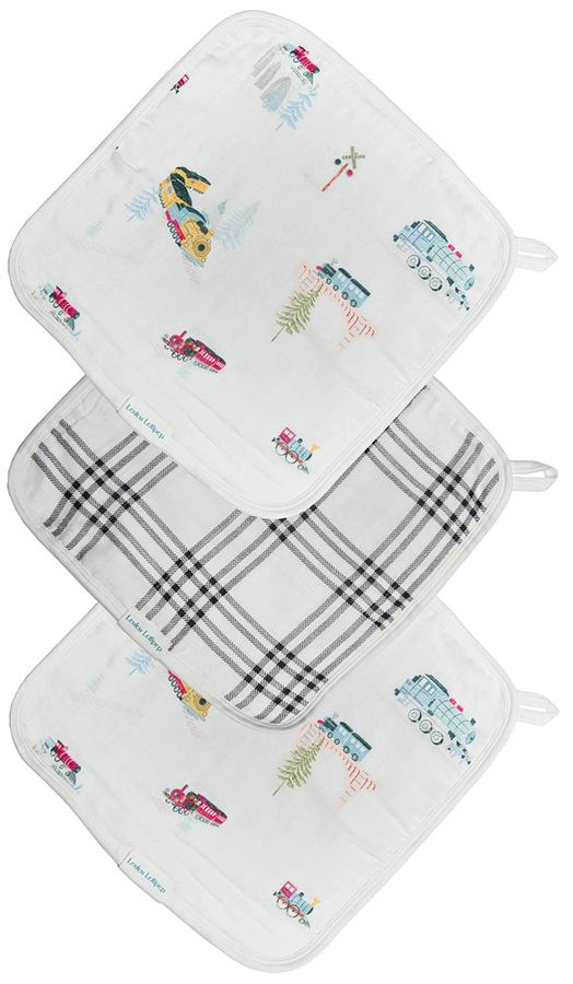Loulou Lollipop Washcloth 3Piece Set All Aboard