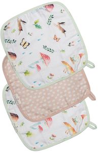 Loulou Lollipop Washcloth 3-Piece Set - Woodland Gnome
