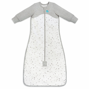 Love To Dream Long Sleeve Sleep Bag Organic Cotton Fleece Mild, 6-18 M - Stellar White