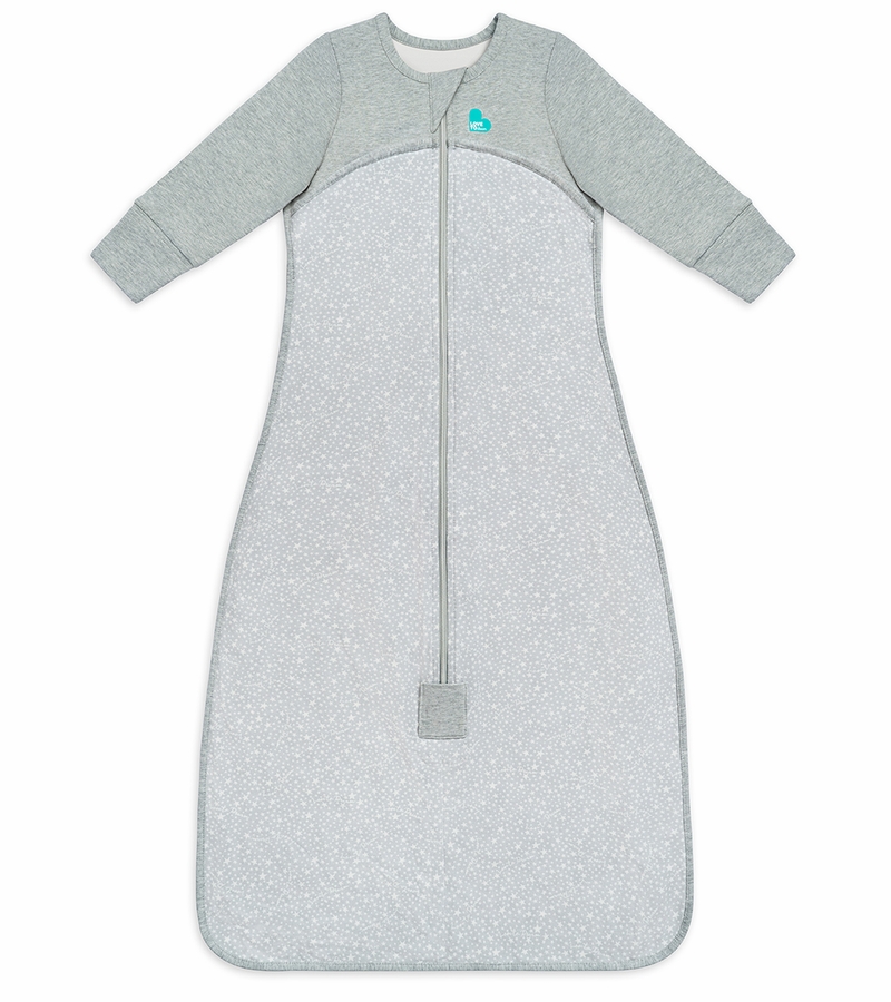 Love To Dream Long Sleeve Sleep Bag Original Cotton Moderate, 1836 M Stardust Grey