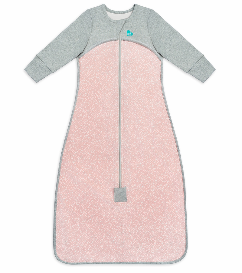 Love To Dream Long Sleeve Sleep Bag Original Cotton Moderate, 618 M Stardust Dusty Pink