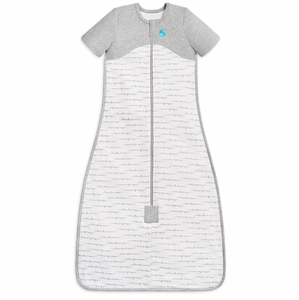 Love To Dream Short Sleeve Sleep Bag Organic Cotton Mild, 6-18 M - Dreamer White