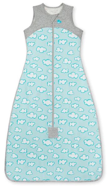 Love To Dream Sleep Bag Organic Cotton Lite .2 TOG, 6-18 M, Daydream Turquoise
