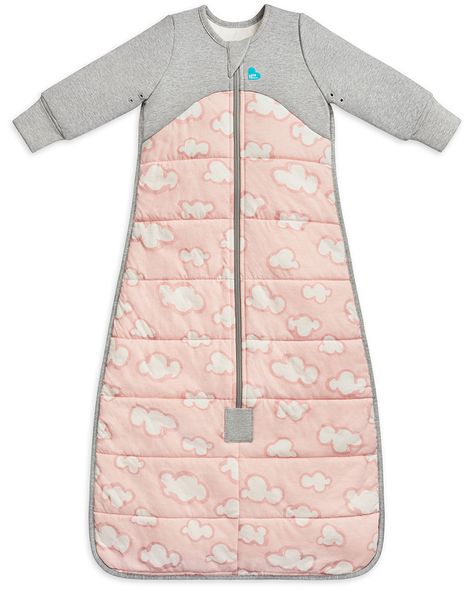Love To Dream Sleep Bag Quilted Cotton 2.5 TOG, 18-36 M - Daydream Dusty Pink