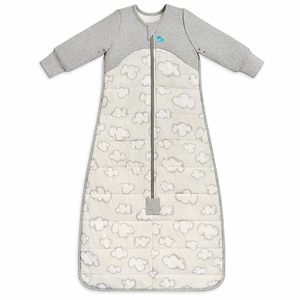 Love To Dream Sleep Bag Quilted Cotton 2.5 TOG, 6-18 M - Daydream Grey