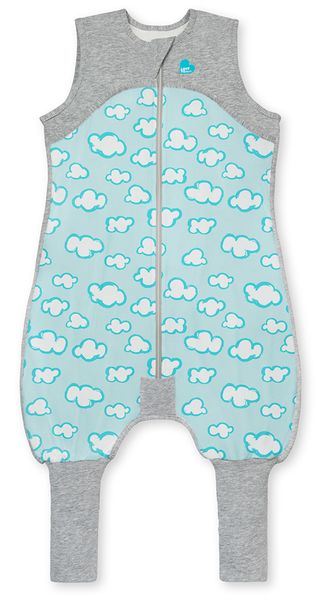 Love To Dream Sleep Suit Organic Lite .2 TOG, 24-36 M - Daydream Turquoise