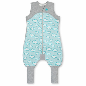 Love To Dream Sleep Suit Organic Lite .2 TOG, 6-12 M - Daydream Turquoise