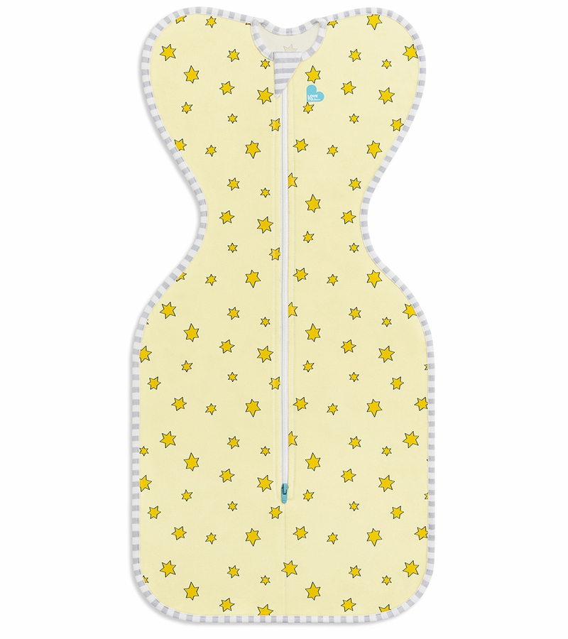 Love To Dream Swaddle UP Bamboo Lite, Small Superstar Yellow