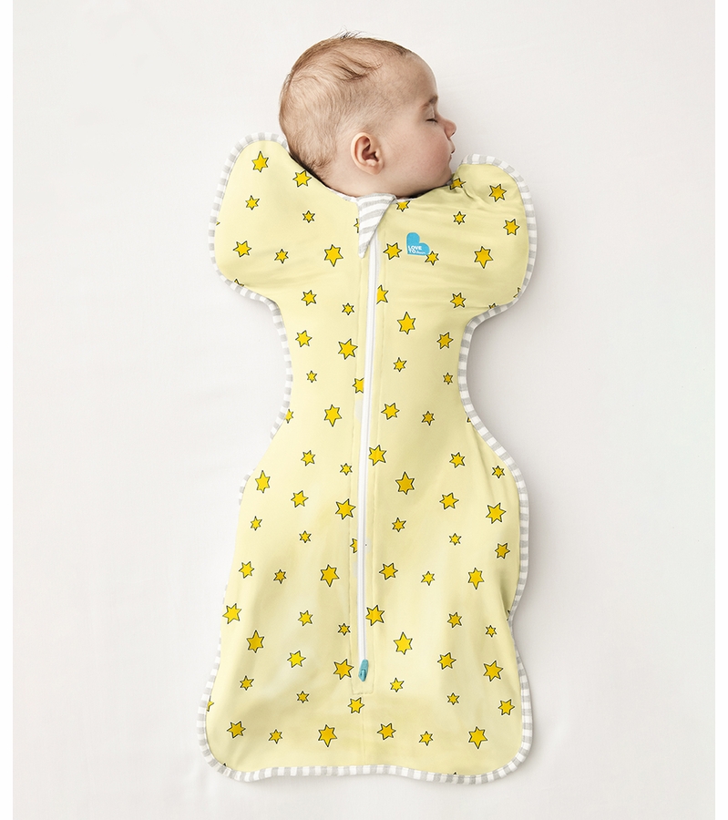 Love To Dream Swaddle UP Bamboo Lite, Small Superstar Yellow