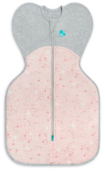 Love To Dream Swaddle UP Cotton Fleece Mild, Medium - North Star Light Pink