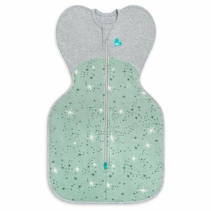 Love To Dream Swaddle UP Cotton Fleece Mild, Small - North Star Olive