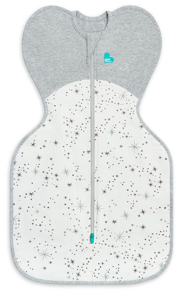 Love To Dream Swaddle UP Cotton Fleece Mild, Small - North Star White