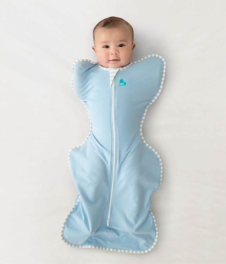 Love To Dream Swaddle UP Lite, Small Light Blue