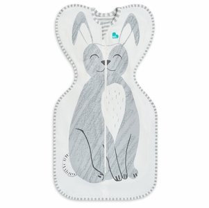 Love To Dream Swaddle UP Original 1.0 TOG, Medium - Grey Stevie Bunny