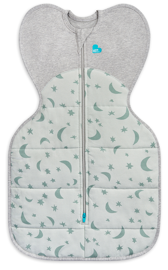 Love To Dream Swaddle UP Quilted Cotton 3.5 TOG, Newborn Moonlight Olive