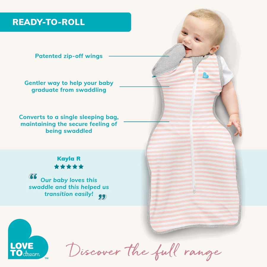 Love To Dream Swaddle UP Transition Bag Bamboo Lite, Large Superstar
