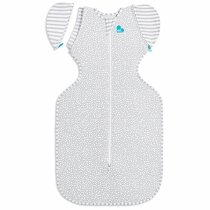 Love To Dream Swaddle UP Transition Bag Bamboo Original 1.0 TOG, Medium - Grey Dot