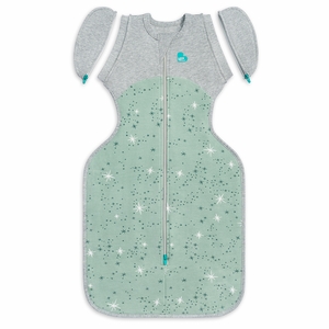 Love To Dream Swaddle UP Transition Bag Cotton Fleece Mild, Large - North Star Olive