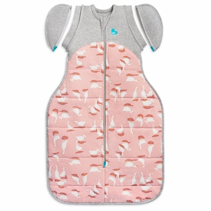 Love To Dream Swaddle UP Transition Bag Quilted Cotton 2.5 TOG, X-Large - Silly Goose Dusty Pink
