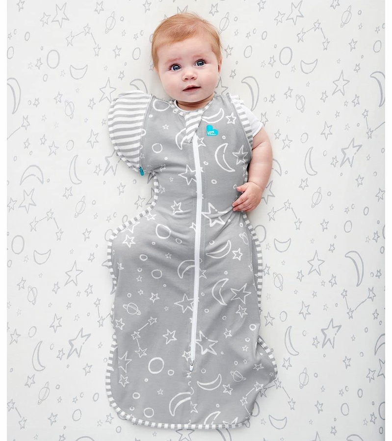 Love To Dream Swaddle UP Transition Bag SilkyLux Gray Moon and Stars