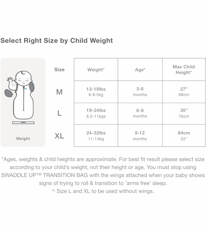 Love To Dream Swaddle UP Transition Bag SilkyLux Gray Moon and Stars