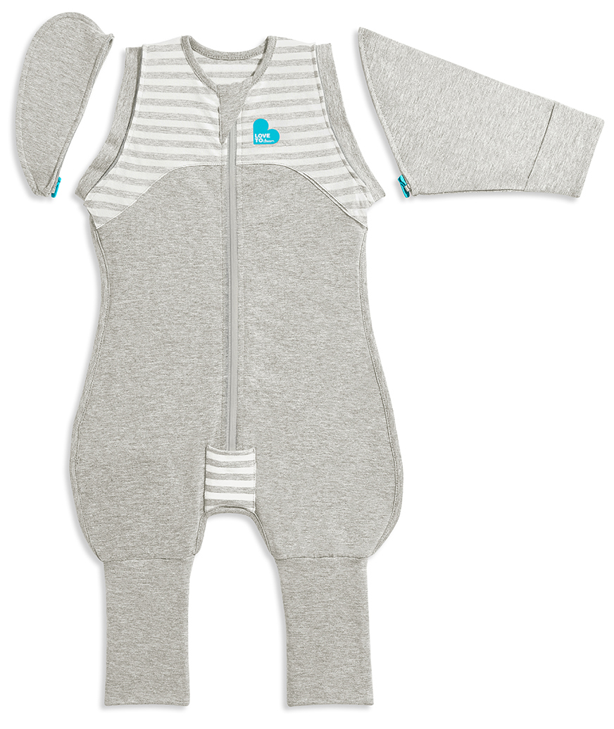 Love To Dream Swaddle UP Transition Suit Original 1.0 TOG, Large Grey