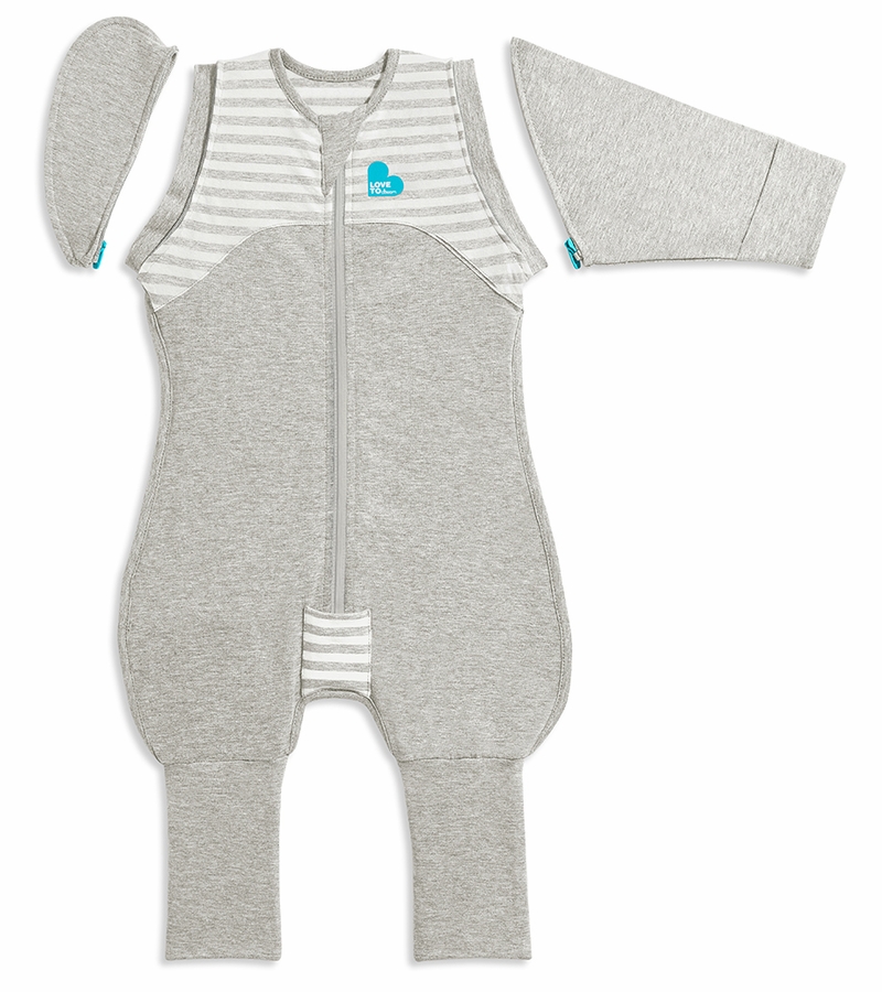 Love To Dream Swaddle UP Transition Suit Original 1.0 TOG, Large Grey