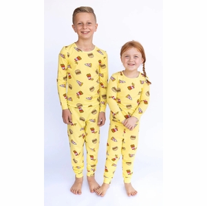 Lovey&Grink Pajamas - Fun Food, 2T