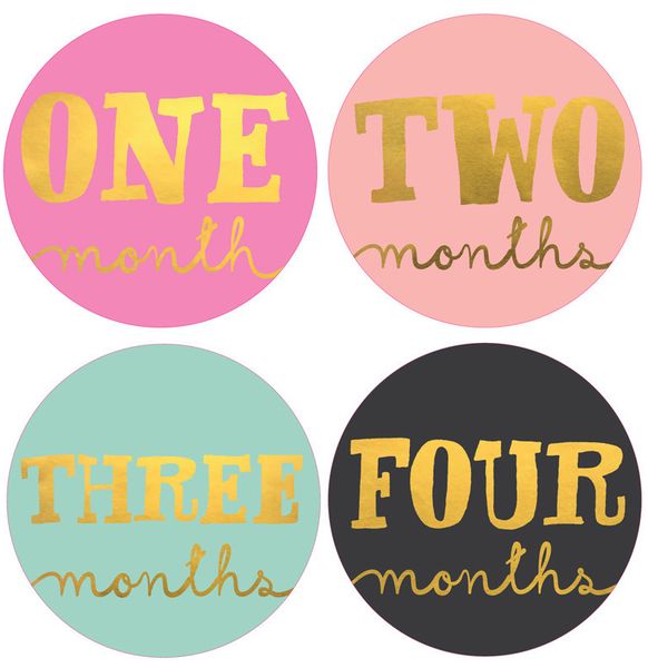 Lucy Darling Monthly Stickers - Little Jewel