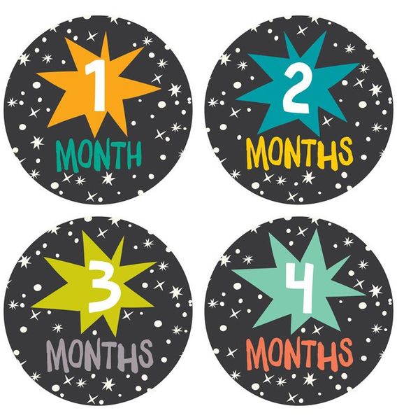 Lucy Darling Monthly Stickers - Star Bright