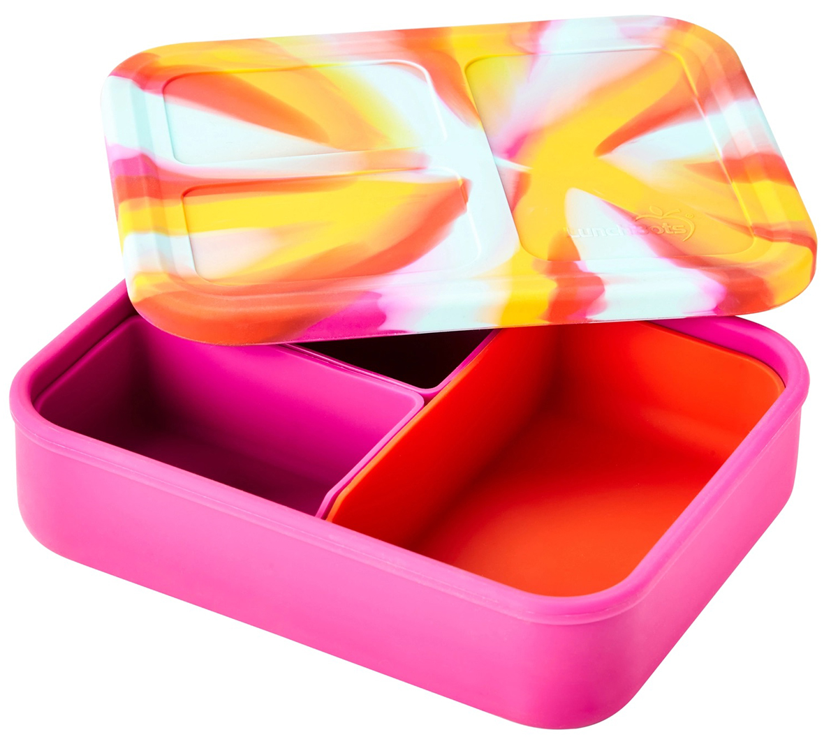 LunchBots Build-A-Bento Lunch Box, 4 cups - Mantis Shrimp