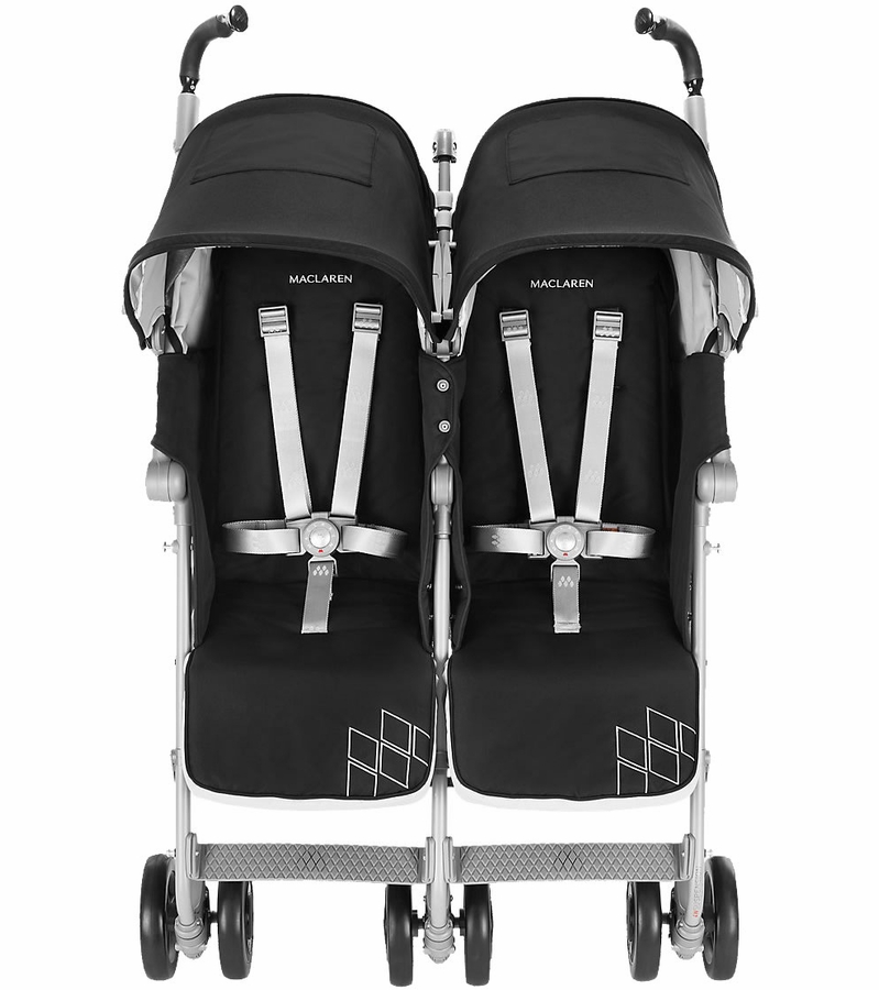 Maclaren 2016/2017 Twin Techno Double Stroller Black