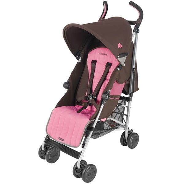 Maclaren Quest Sport Umbrella Stroller 2012 Coffee / Carmine Rose