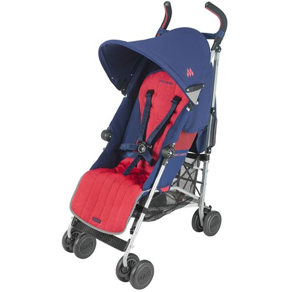 Maclaren Quest Sport Umbrella Stroller 2012 Medieval Blue / Scarlet