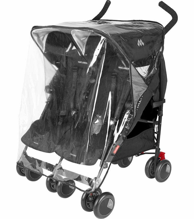 Maclaren Twin Techno Double Stroller Black