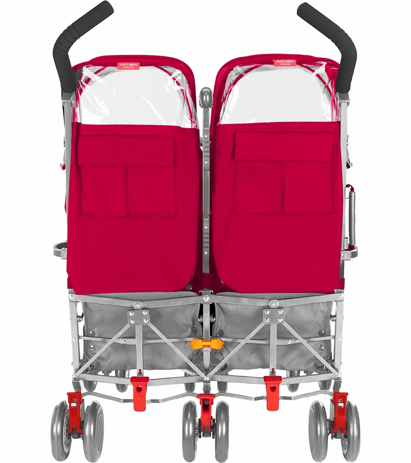 Maclaren Twin Techno Double Stroller Persian Rose