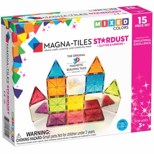 Magna-Tiles Stardust 15-Piece Set