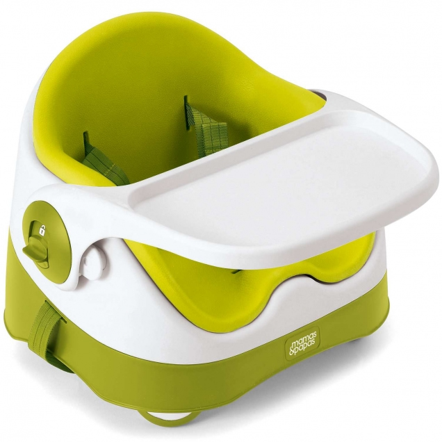 Mamas & Papas Baby Bud Portable Booster Chair & Activity Tray Lime